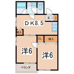 スマイルIIの物件間取画像